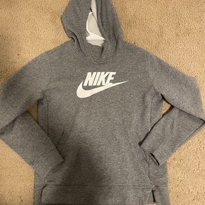 I am Nike Grey pullover hoodie.